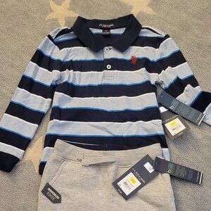 U.S. Polo Association Toddler Boy Set